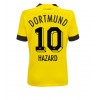 Borussia Dortmund Thorgan Hazard #10 Hjemmedrakt Kvinner 2022-23 Kortermet